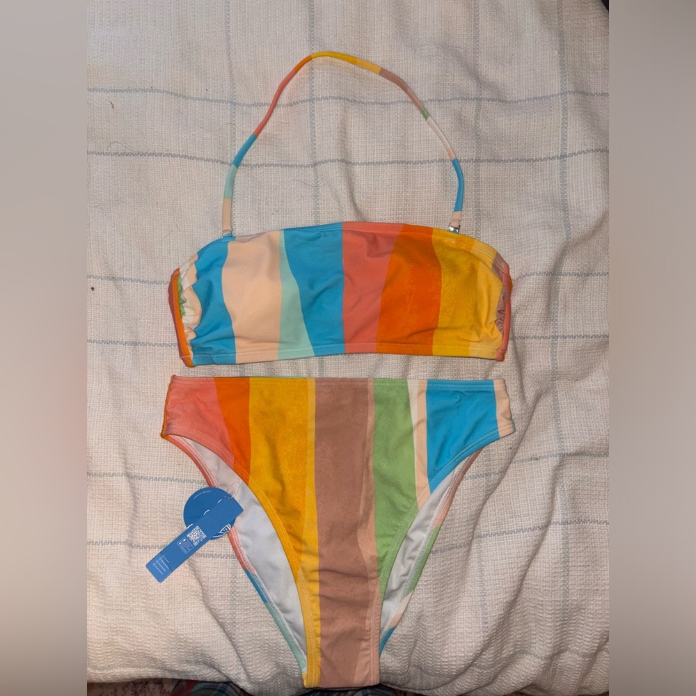 Cupshe Medium Stripped Bikini